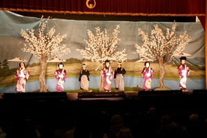 石打小学校の児童の子ども歌舞伎