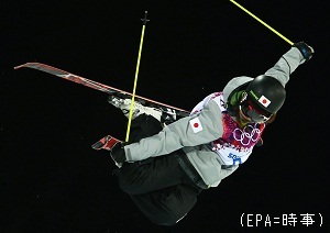 競技中の小野塚選手