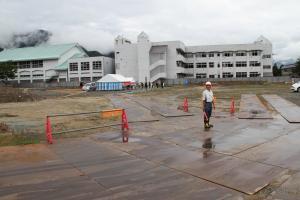 城内中学校を含む八海中学校の建設敷地