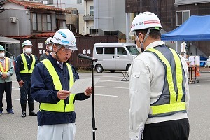 除雪企業体による決意表明