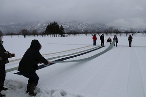 雪ざらしの様子