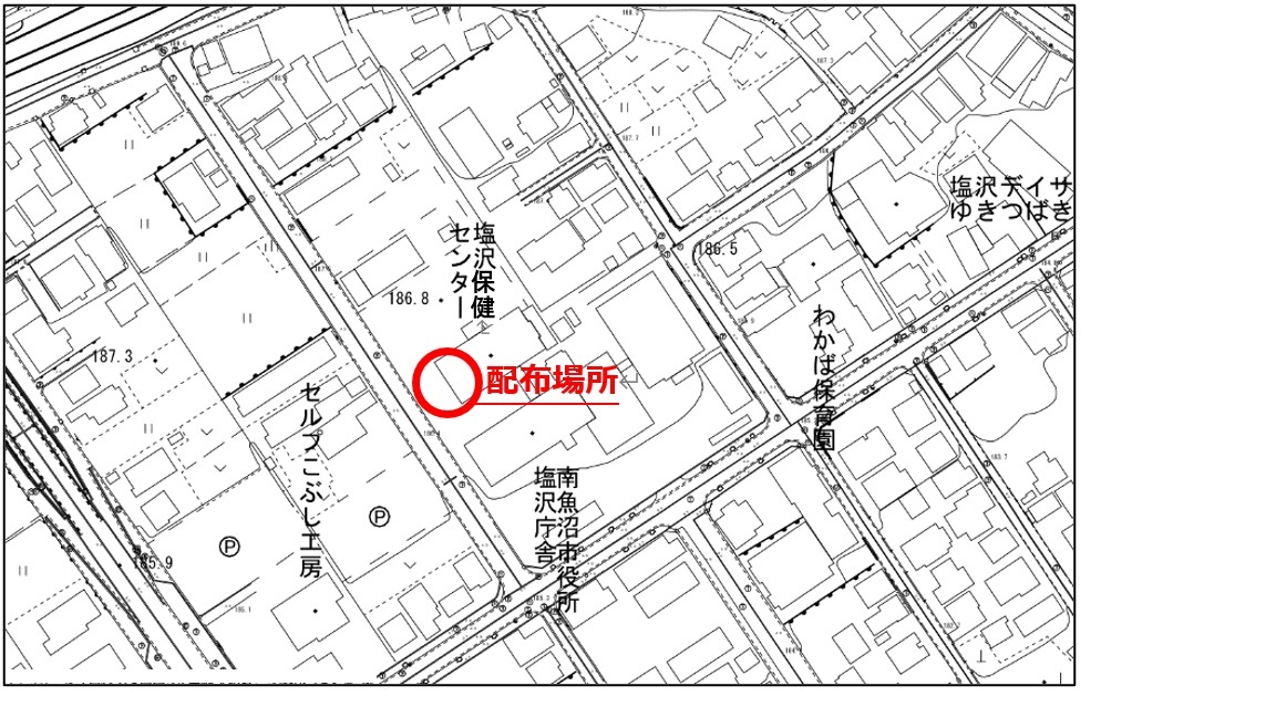 塩沢地域の配布場所