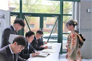 受付の様子