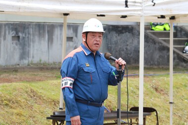 挨拶を務める林市長