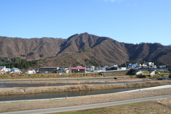 坂戸城跡遠景