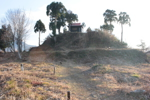 坂戸城跡の実城