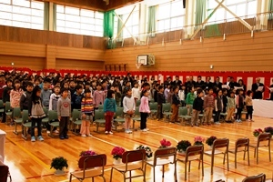 五十沢小学校入学式