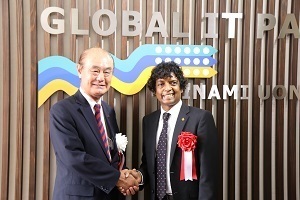 市長とスリランカ大使