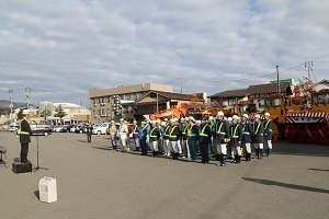 除雪車出動式・安全祈願祭の様子1