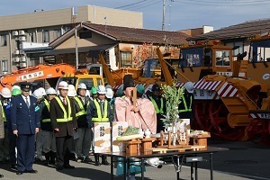 除雪車出動式・安全祈願祭の様子3