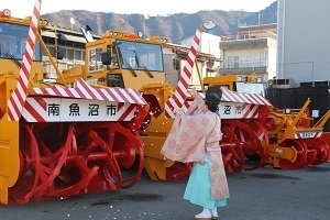 除雪車出動式・安全祈願祭の様子4