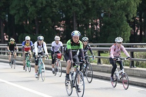 自転車ライドの様子1