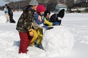 雪だるまづくり