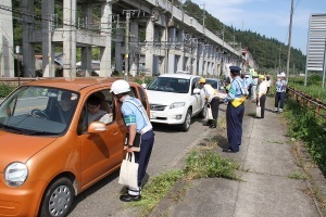 交通指導所の様子