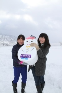 雪だるま完成2