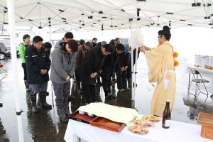 安全祈願祭の様子