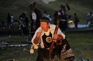 米沢古式砲術保存会の砲術実演