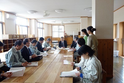 社会厚生委員会現地視察先野の百合保育園の写真