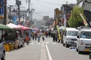 軽トラ市の会場の様子