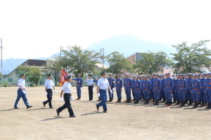 査閲をする林市長1
