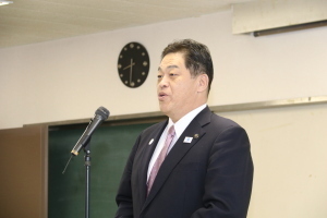 訓示を述べる市長その1