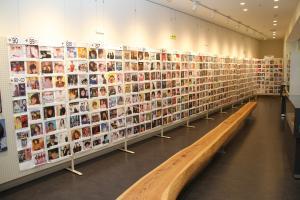南魚沼市図書館の六日町昭和レトロ商店街展示(奥側)