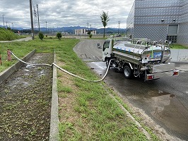 給水車への補水