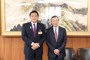 市長と伊丹学長