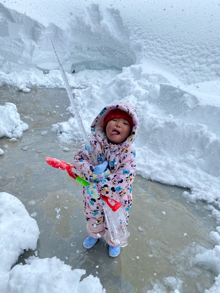 雪の子