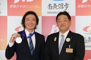 羽吹唯人さんと林市長
