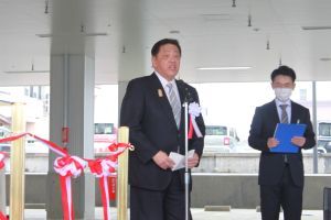 挨拶を務める林市長