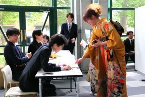 受付の様子